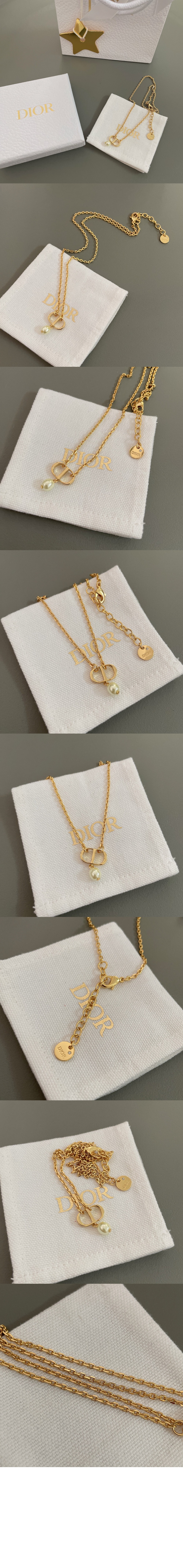 디올 Petit CD 목걸이 N1390