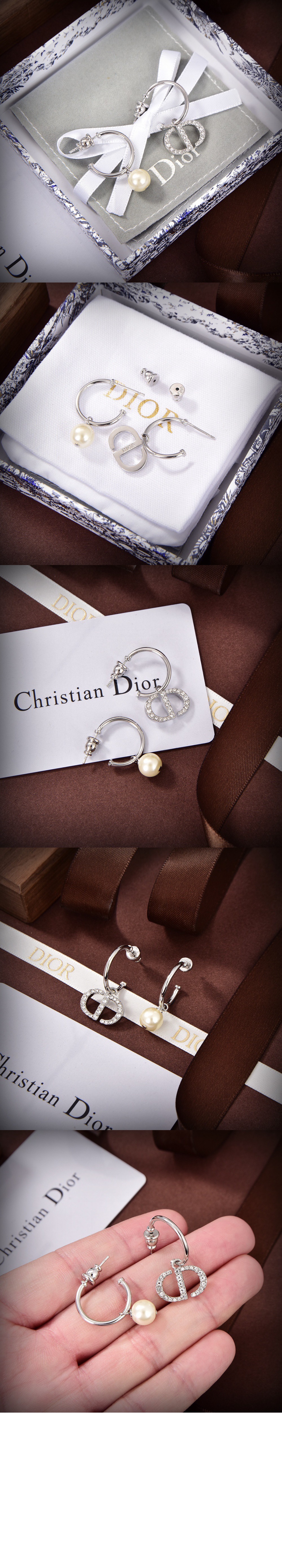디올 Petit CD 귀걸이 E1548