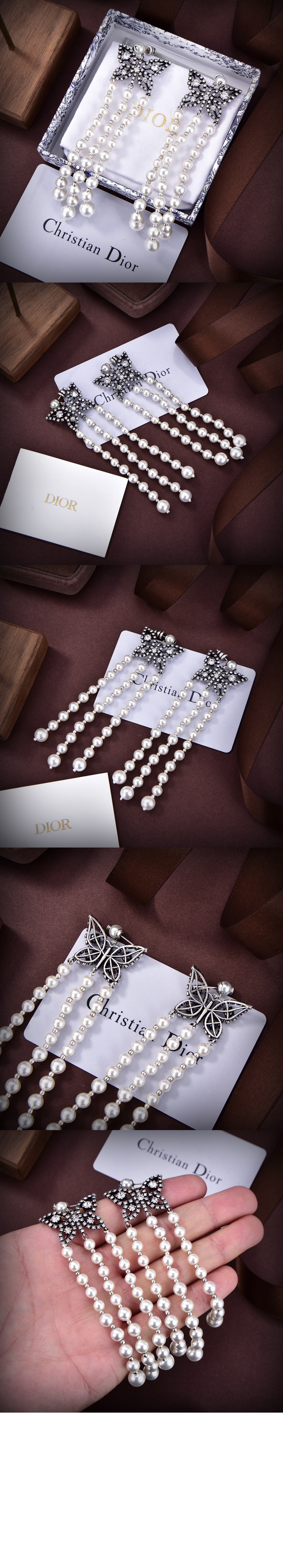 디올 Papillon de Nuit 귀걸이 E3087