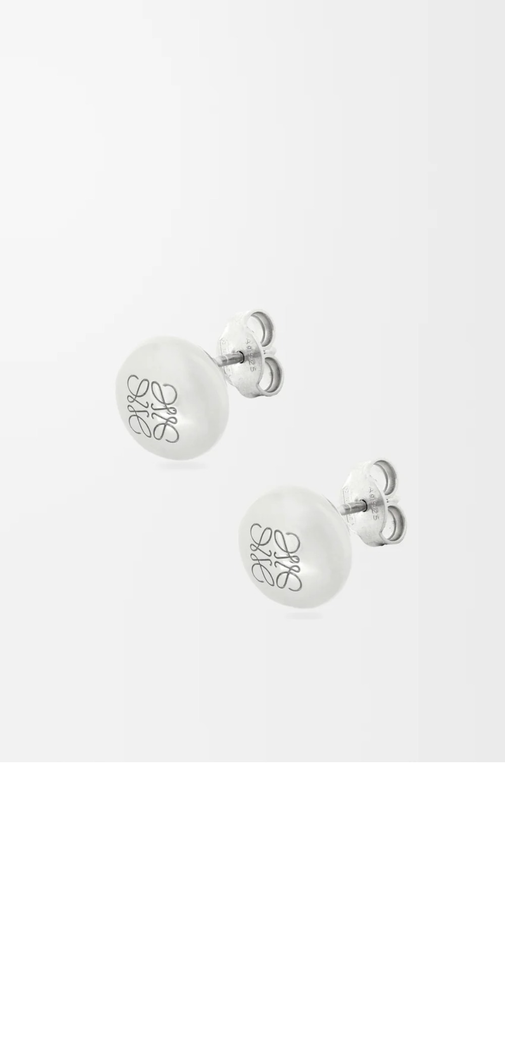 로에베 애너그램 페블 스터드 이어링