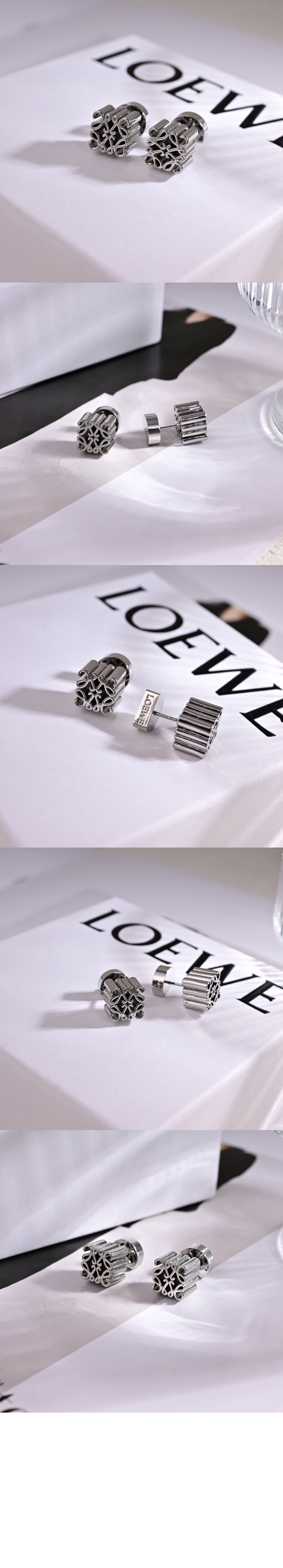 로에베 애너그램 스터드 이어링