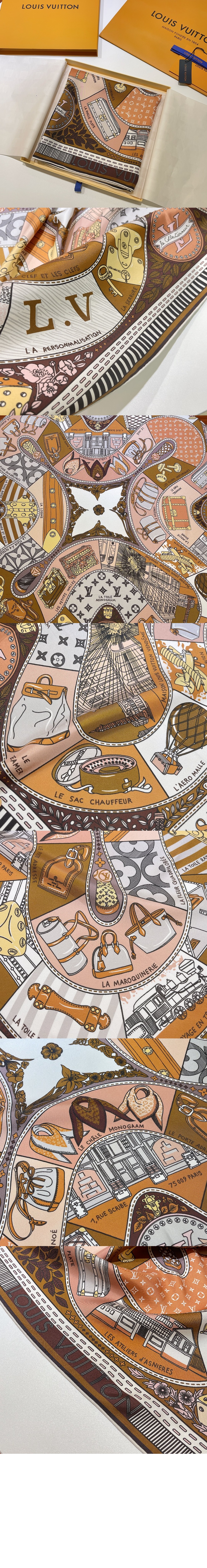 루이비통 주 드 루이 스퀘어 90 M78071