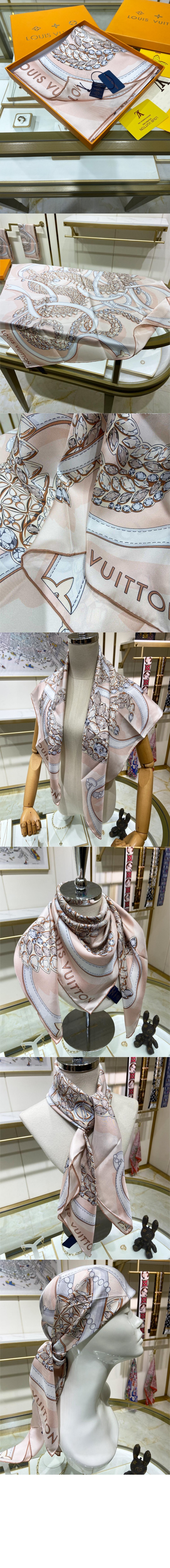 루이비통 프레셔스 드래곤 실크 스퀘어 90 M79165