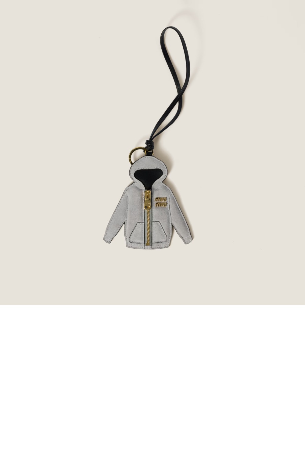 미우미우 트릭 가죽 키링 5TL530