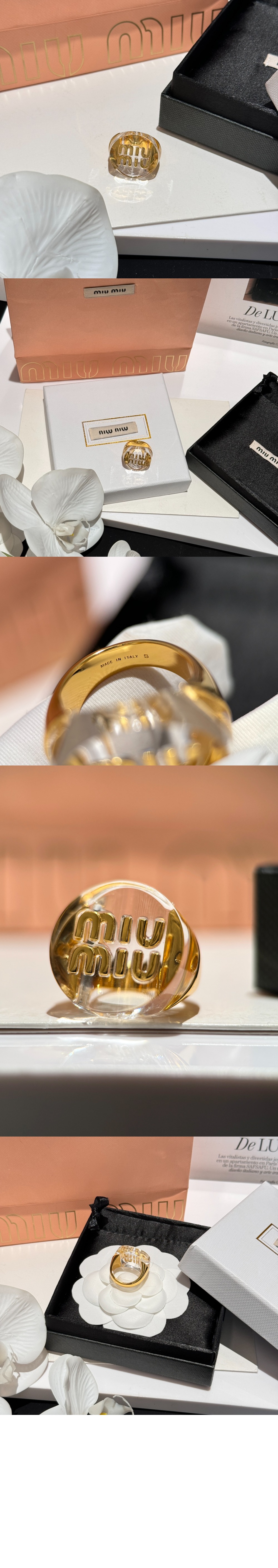 미우미우 시그니처 링 5IA018