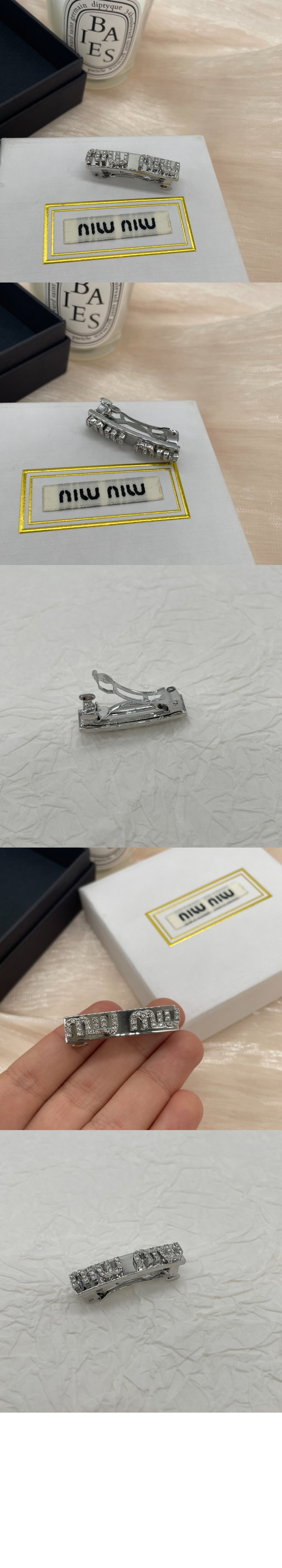 미우미우 헤어 클립 5IF118