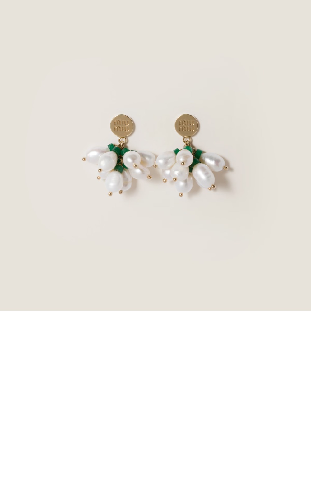 미우미우 메탈 이어링 5IO200