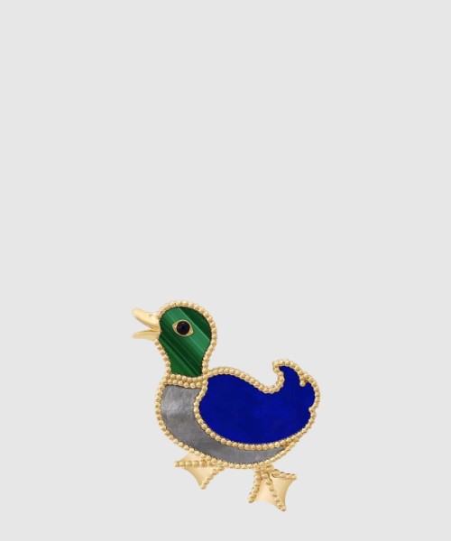 반클리프 럭키 애니멀즈 오리 클립 5lh00