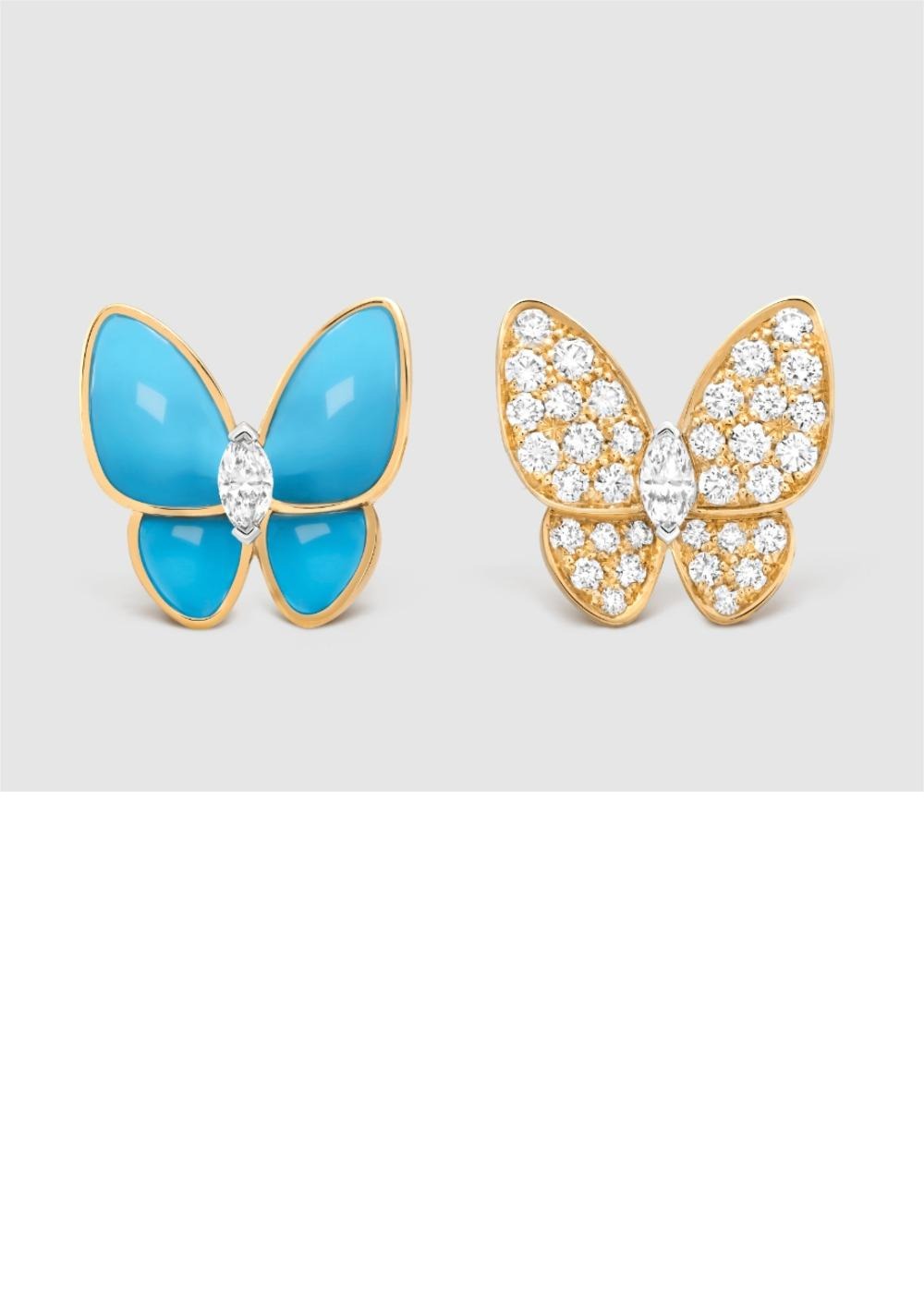 반클리프 투 버터플라이 귀걸이 7US00