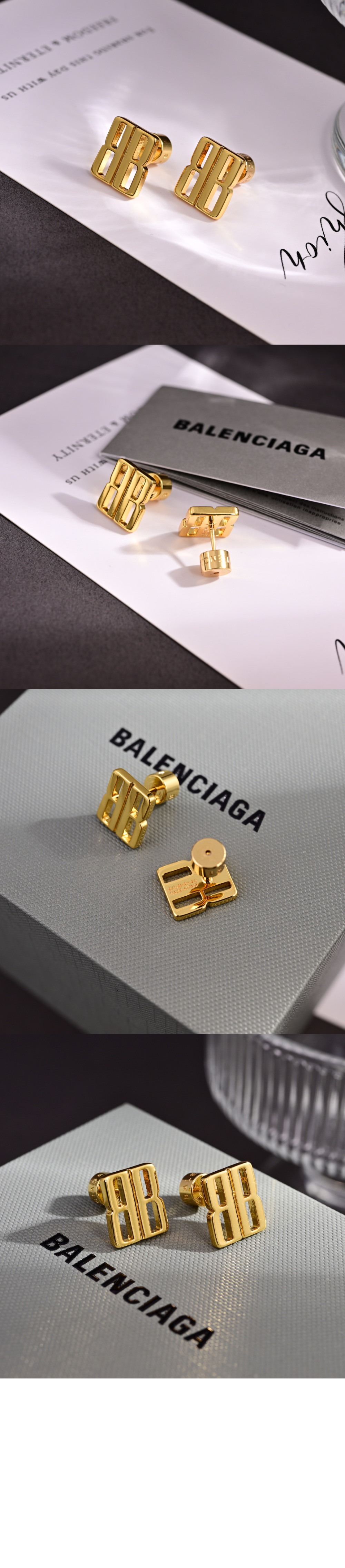 발렌시아가 나노 Xs 스터드 이어링 831948