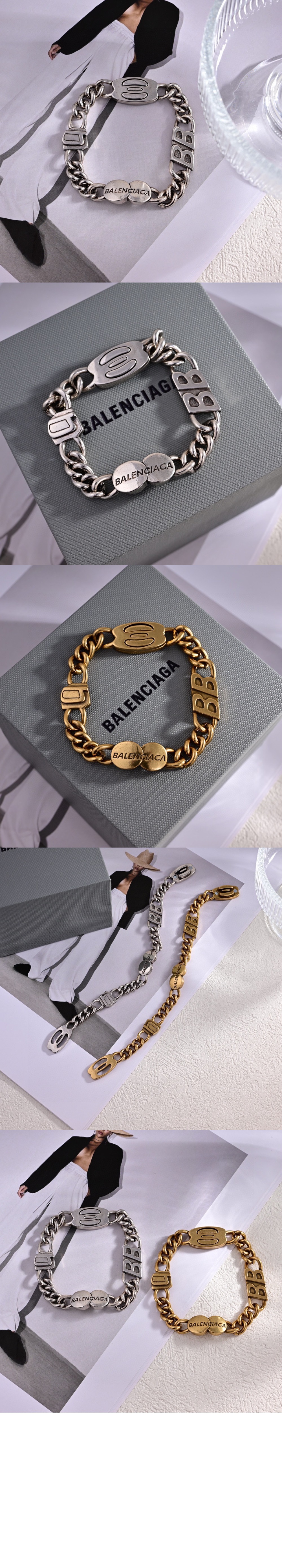 발렌시아가 모나코 체인 브레이슬릿 722758