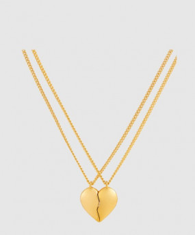 발렌시아가 러브록 더블 목걸이 741533