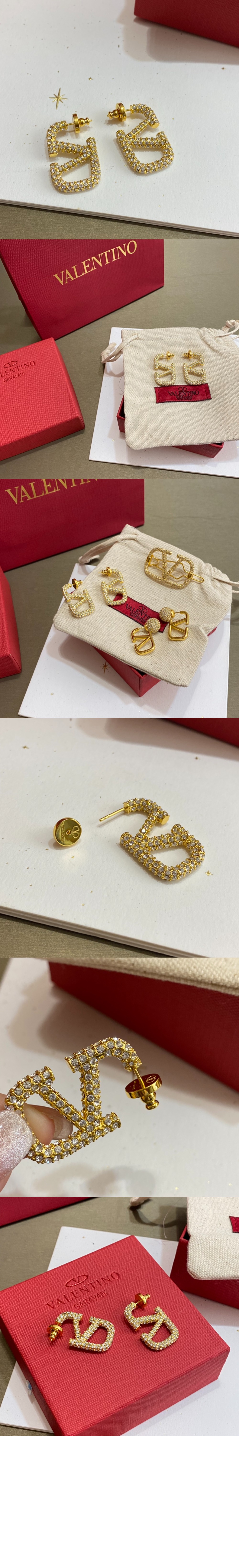 발렌티노 크리스털 이어링