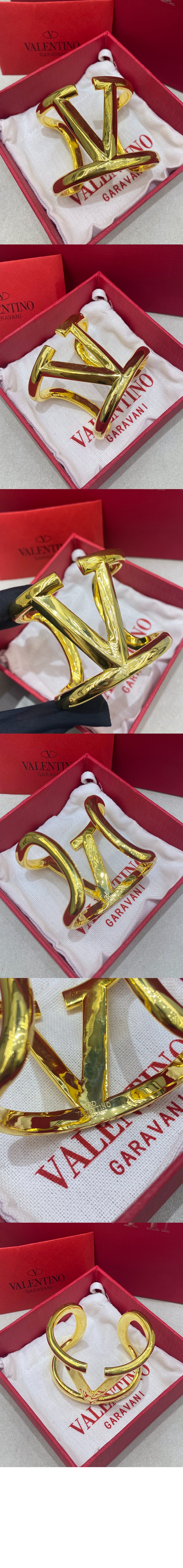 발렌티노 브이로고 시그니처 메탈 브레이슬릿