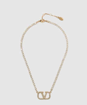 발렌티노 크리스털 네크리스