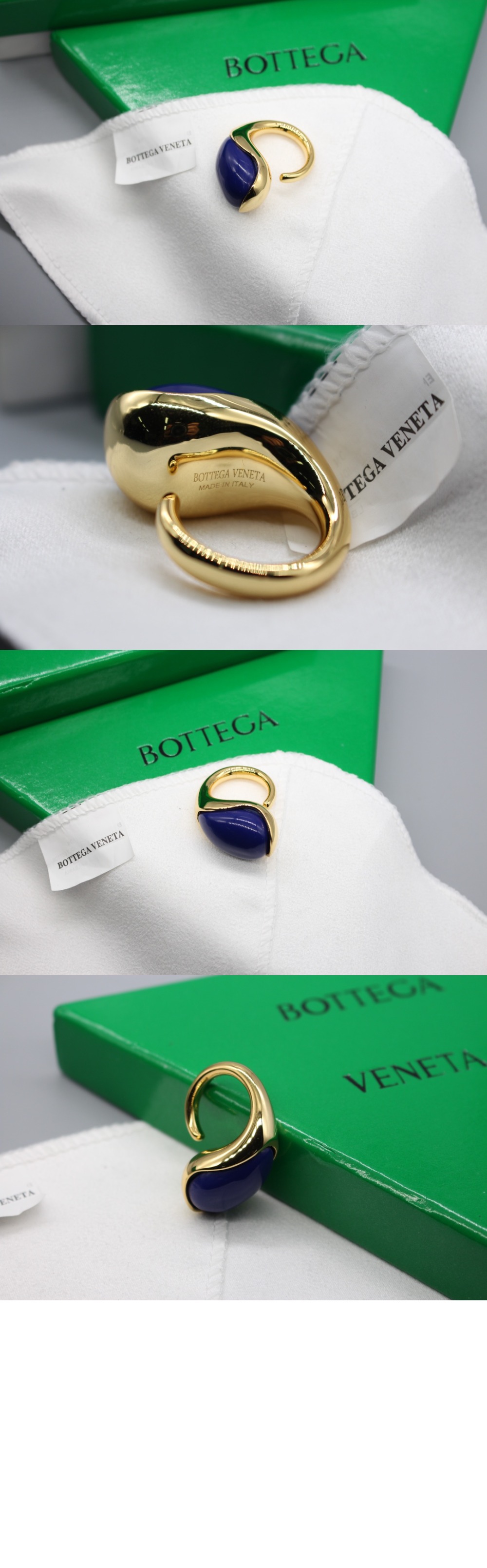 보테가베네타 라피스 스톤 디테일의 드롭 링 775219