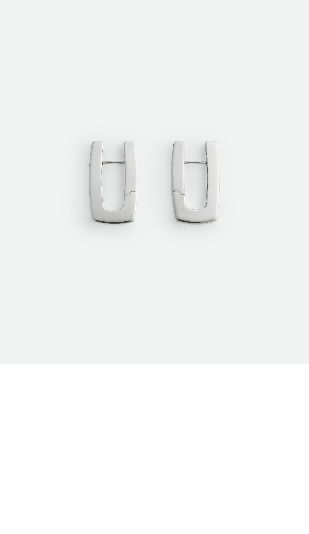 보테가베네타 쉐입 후프 이어링 804661