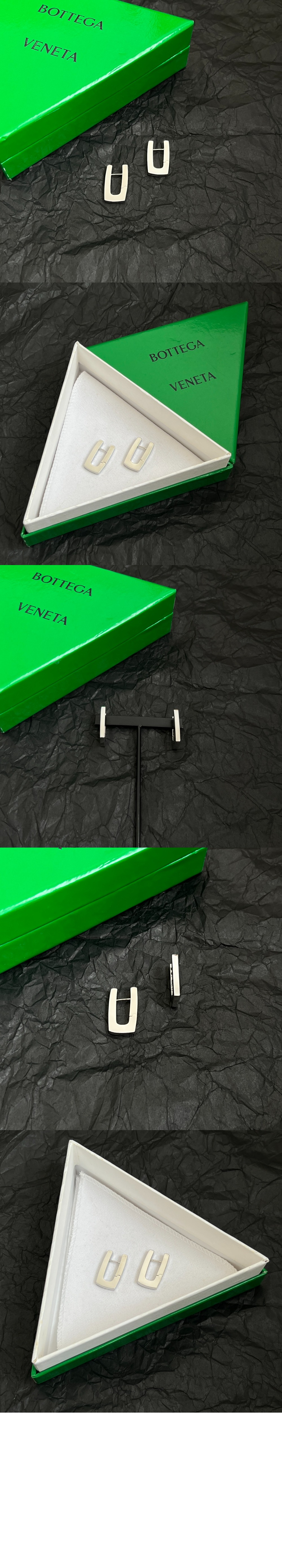 보테가베네타 쉐입 후프 이어링 804661