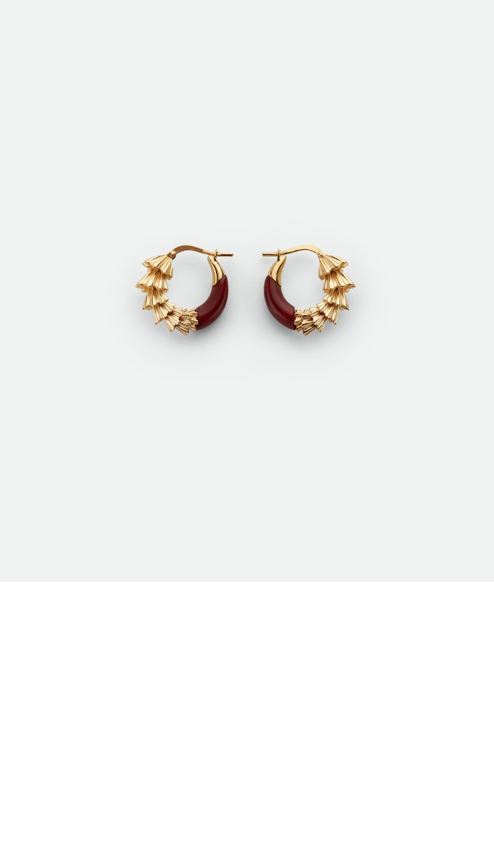 보테가베네타 드래곤 후프 이어링 775011