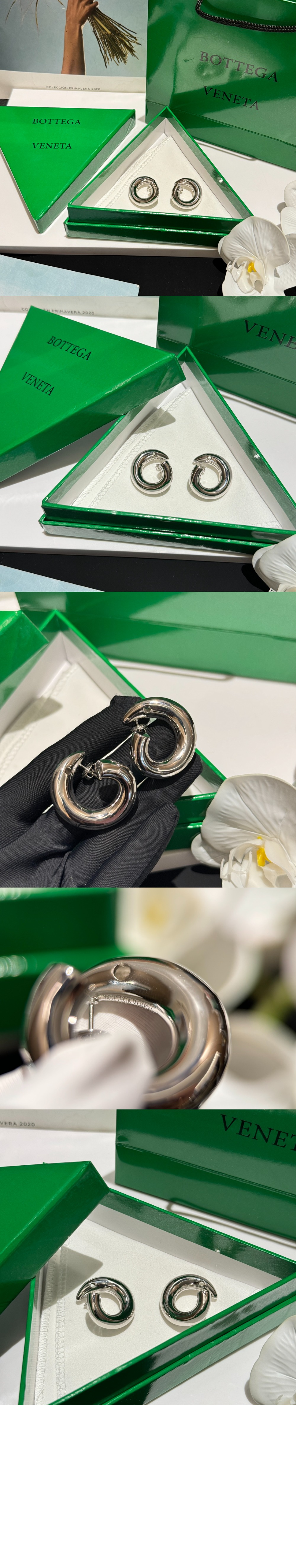 보테가베네타 사르딘 이어링 795603