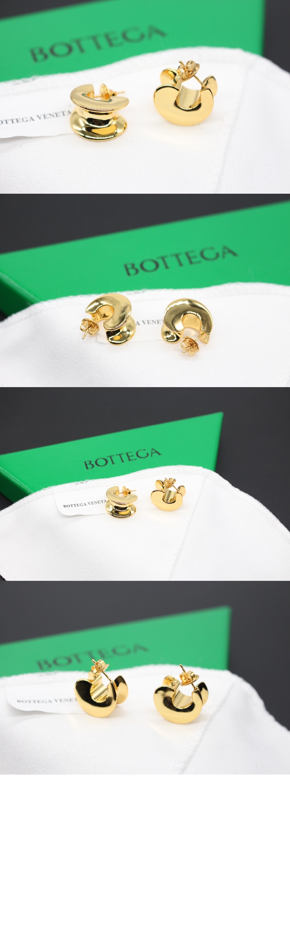 보테가베네타 스몰 H 빔 이어링 765203