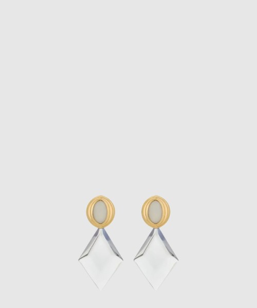 생로랑 황동 수지 귀걸이 804758