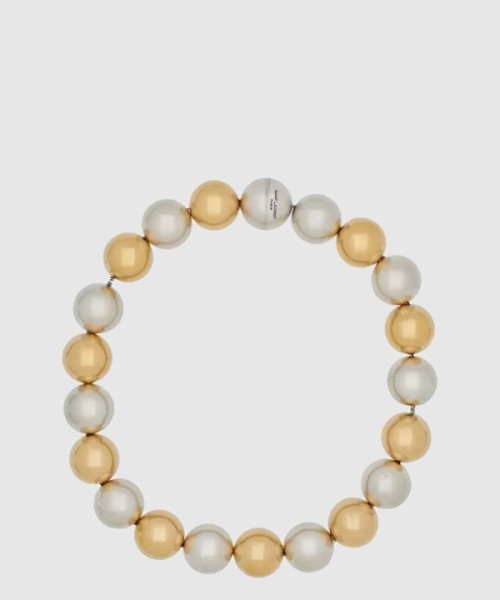 생로랑 메탈 볼 목걸이 693802