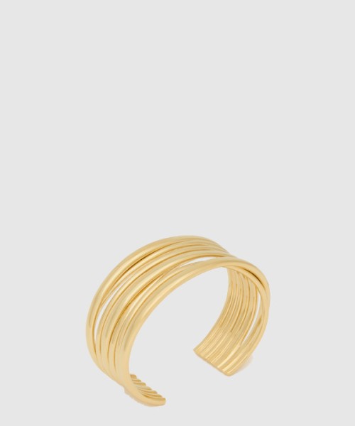 생로랑 메탈 소재의 멀티 와이어 커프 774581