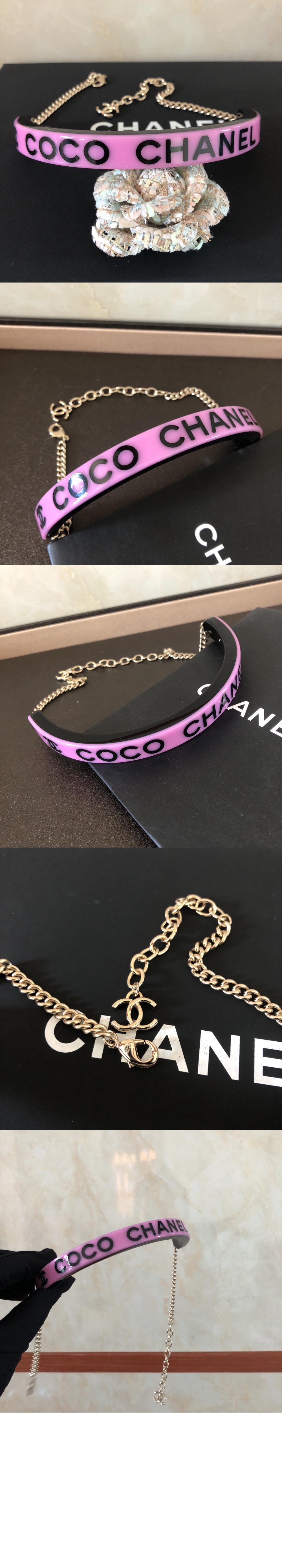 샤넬 레진 초커 AB8493