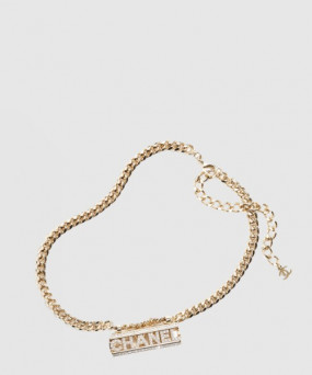 샤넬 로고 체인 목걸이 ABB583