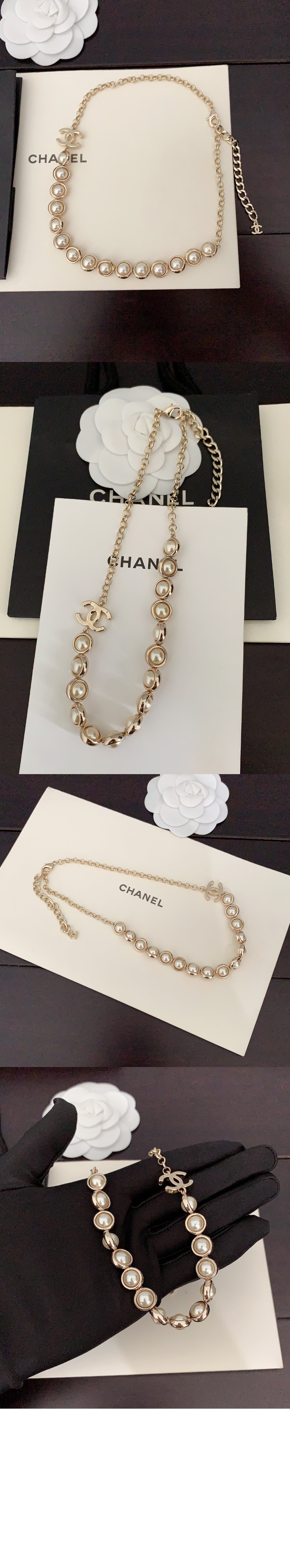 샤넬 NECKLACE 네크리스 메탈 ABD230