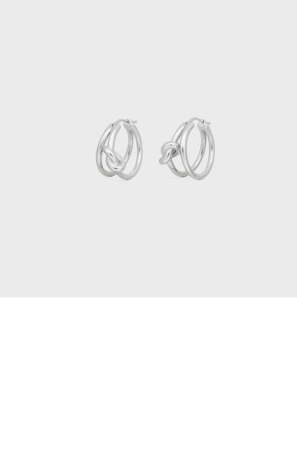 셀린느 노트 더블 후프 귀걸이 461FX6