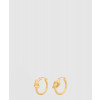 셀린느 스몰 노트 후프 귀걸이 46N556