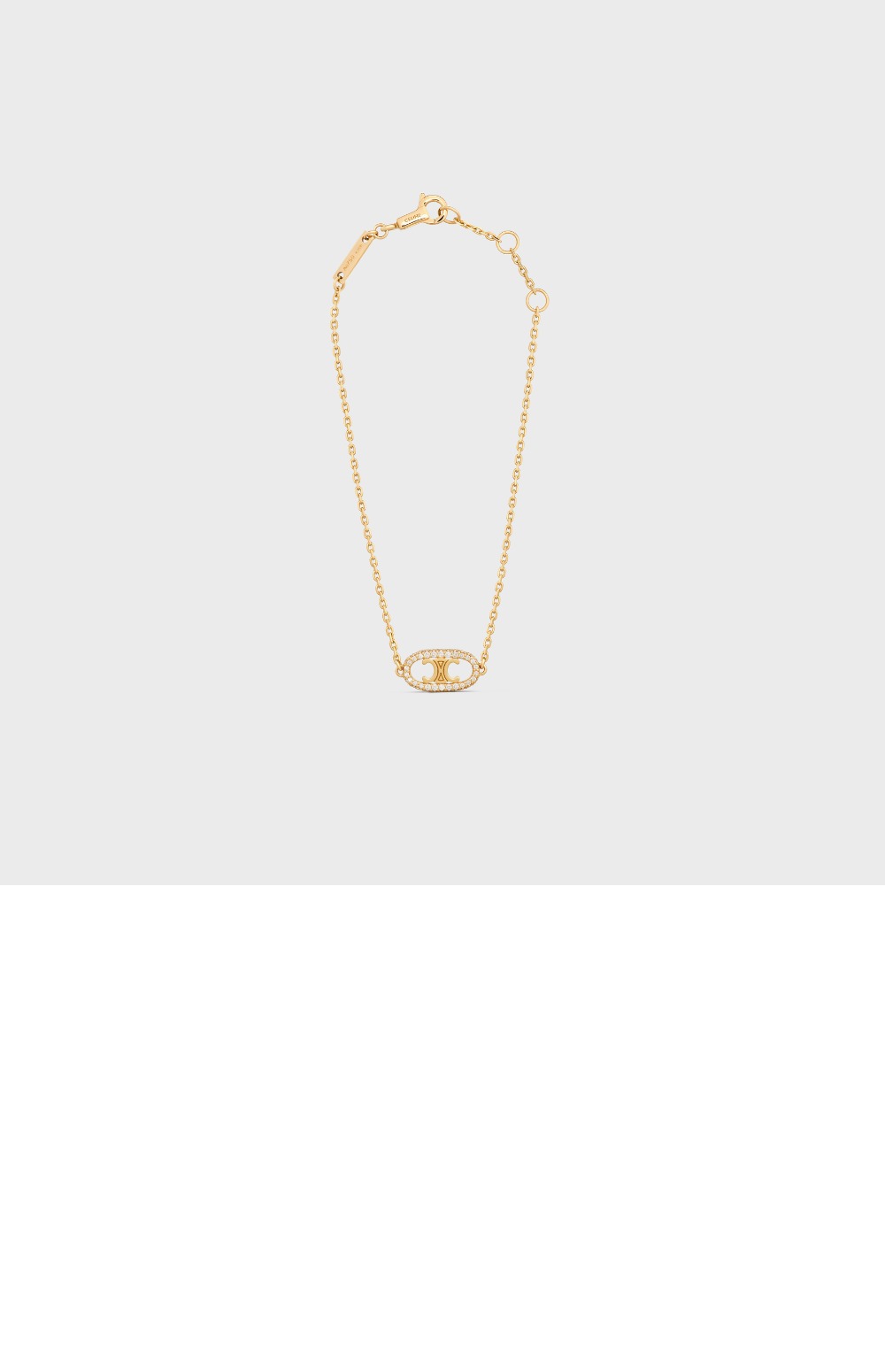 셀린느 마이용 트리옹프 다이아몬드 팔찌 46Y146