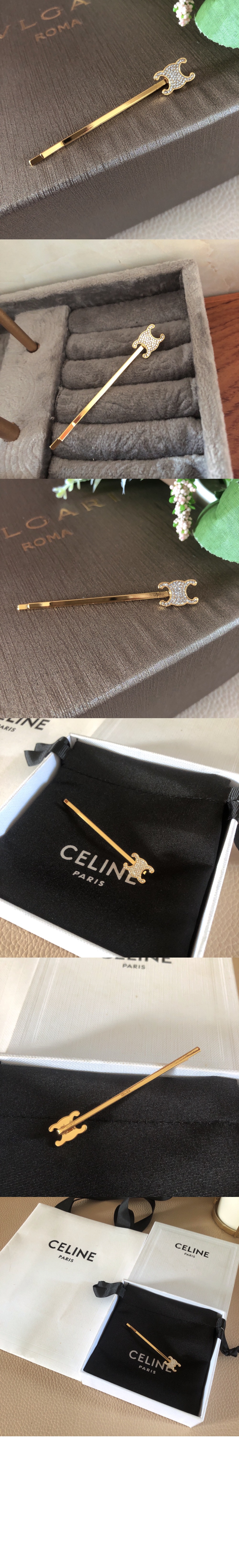 셀린느 트리오페 헤어핀 460ME6