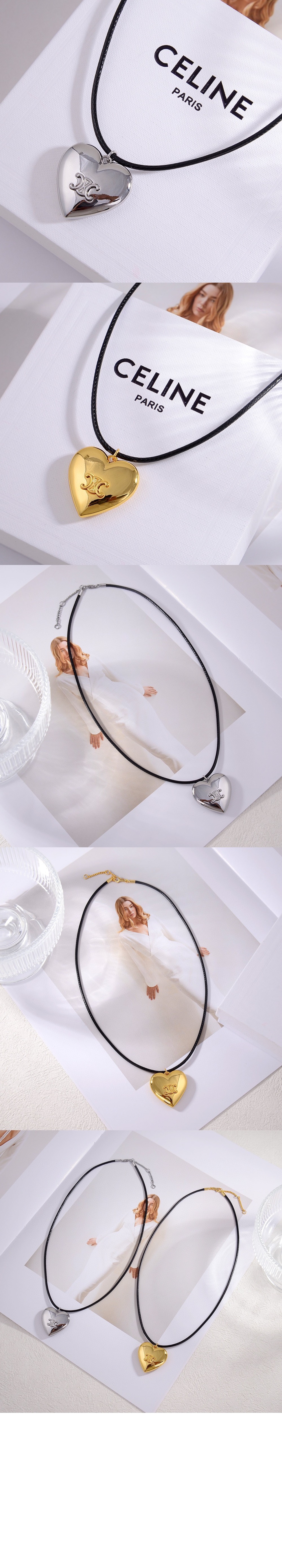 셀린느 쾨르 트리옹프 목걸이 460YO6