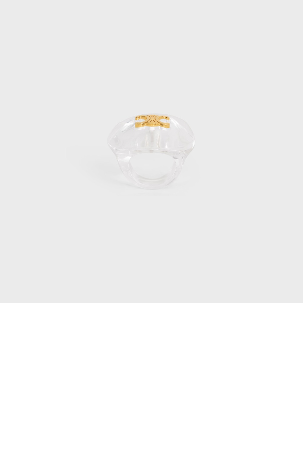 셀린느 플렉시글래스 반지 461CP6