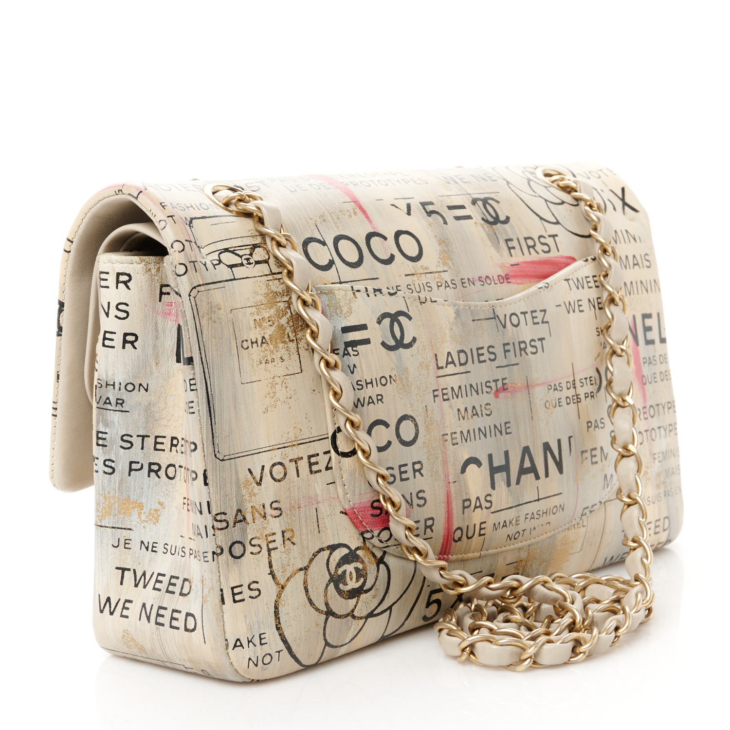 샤넬 리미티드 에디션 그래피티 백