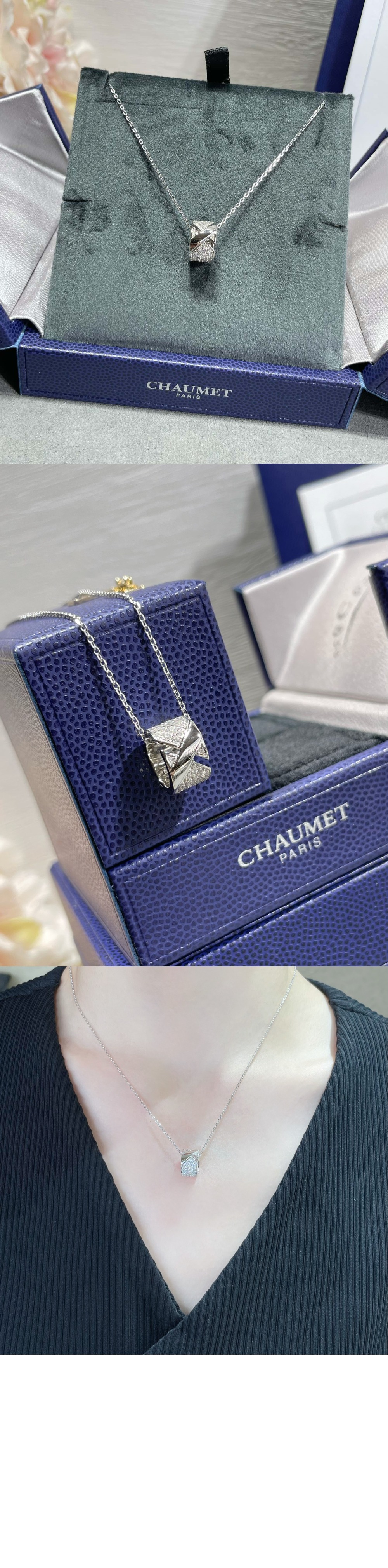 쇼메 리앙 에비당스 목걸이 085278