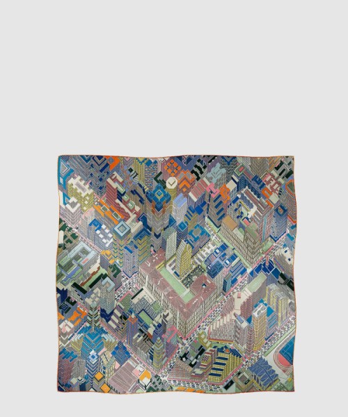 에르메스 Pantin City 스카프 90