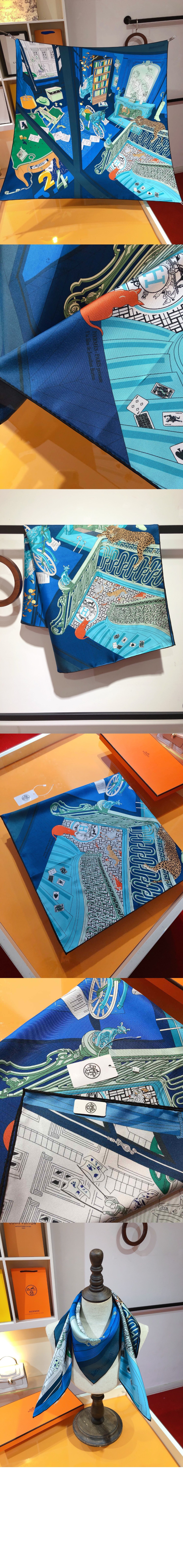 에르메스 Mystere au 24 스카프 90