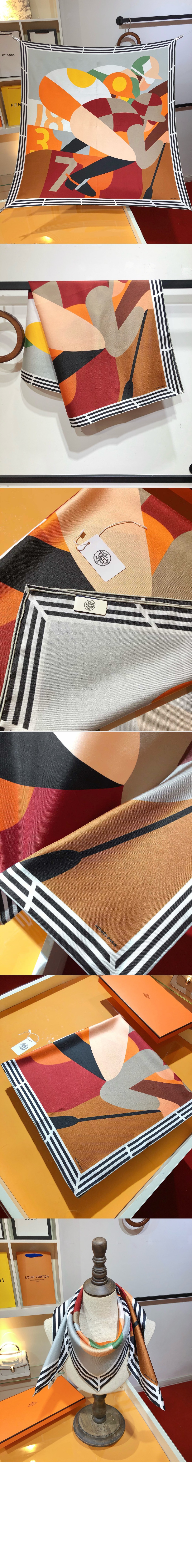 에르메스 18-3-7 스카프 90