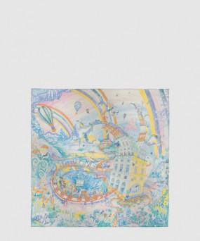 에르메스 Les Folies du Faubourg 스카프 90