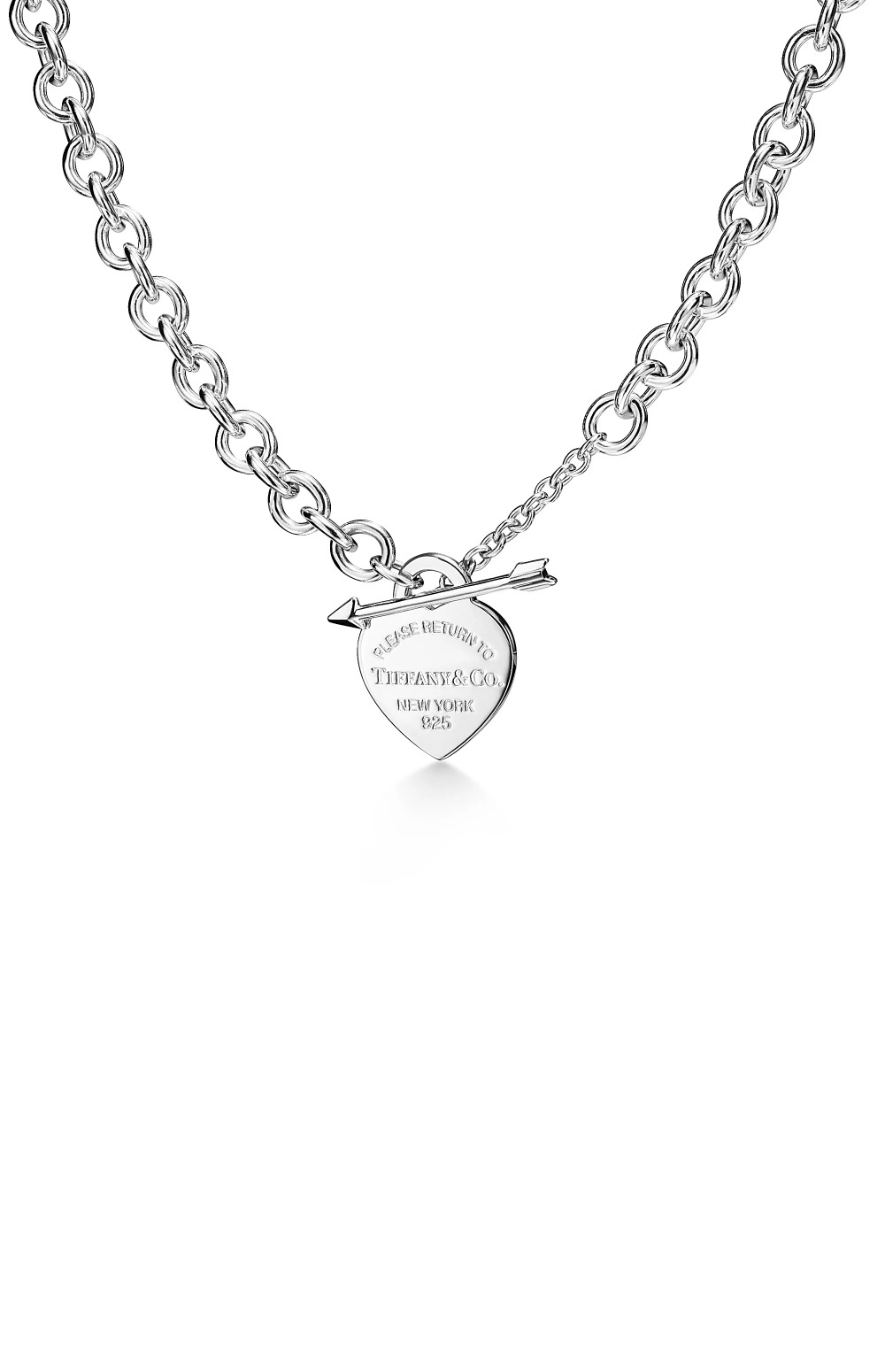 티파니앤코 러브스트럭 하트 태그 네크리스