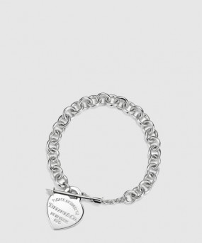 티파니앤코 러브스트럭 하트 태그 브레이슬릿