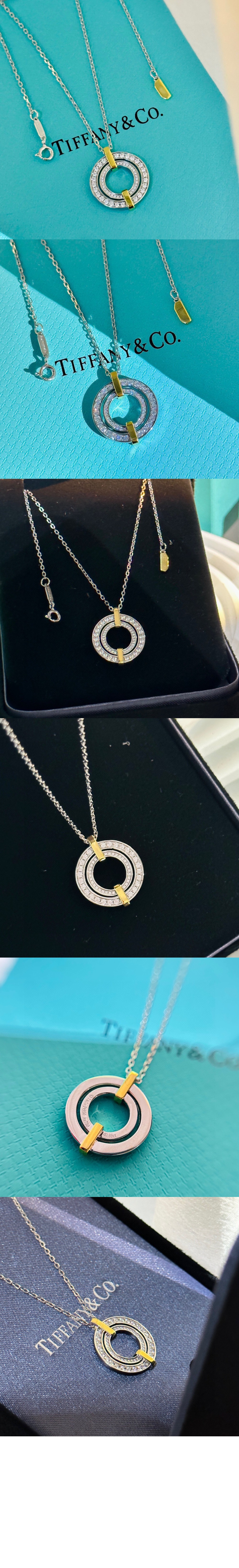 티파니앤코 서클 펜던트 목걸이