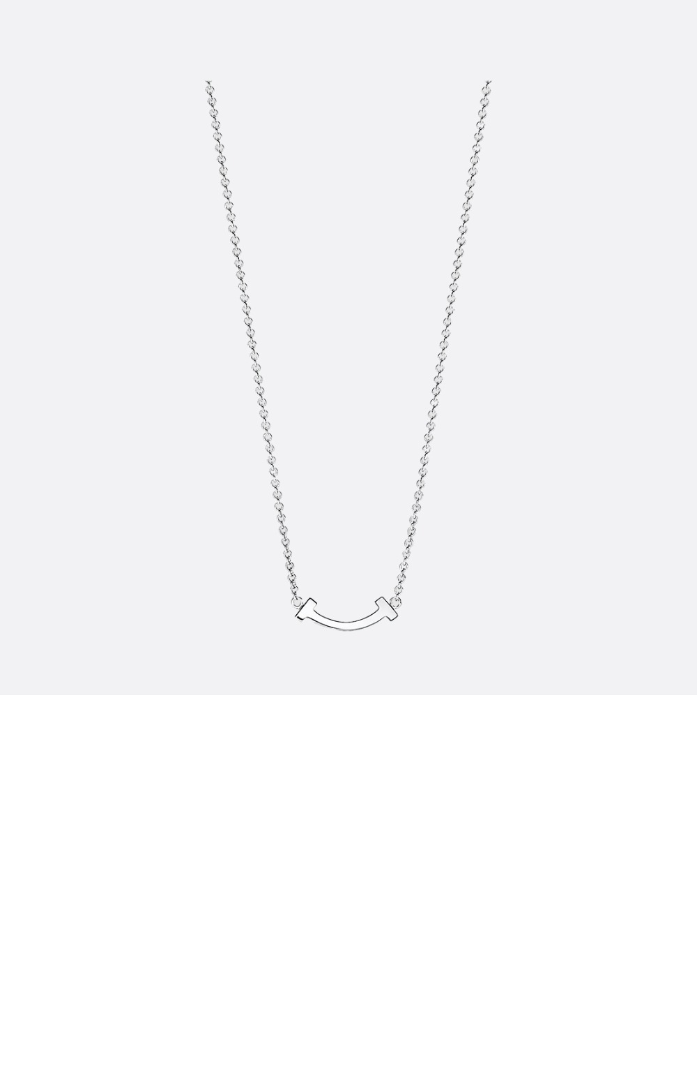 티파니앤코 T 스마일 목걸이