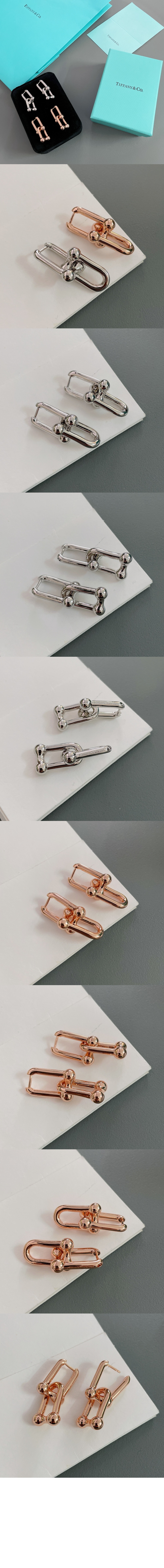 티파니앤코 라지 링크 귀걸이