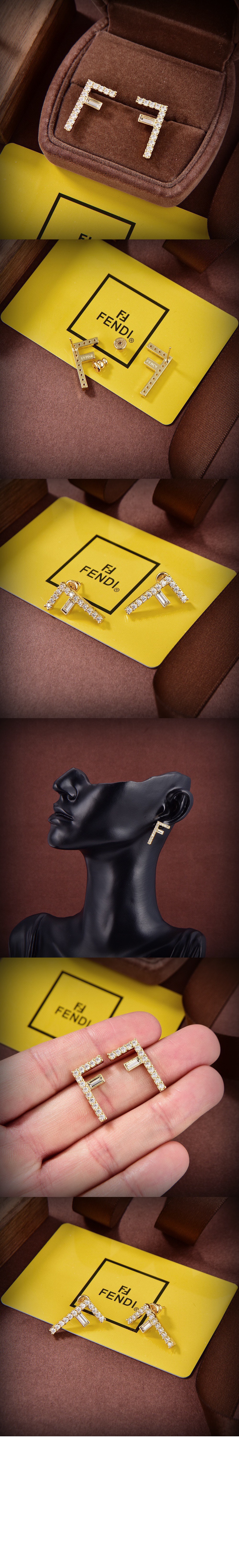 펜디 FF 이어링 8AH725