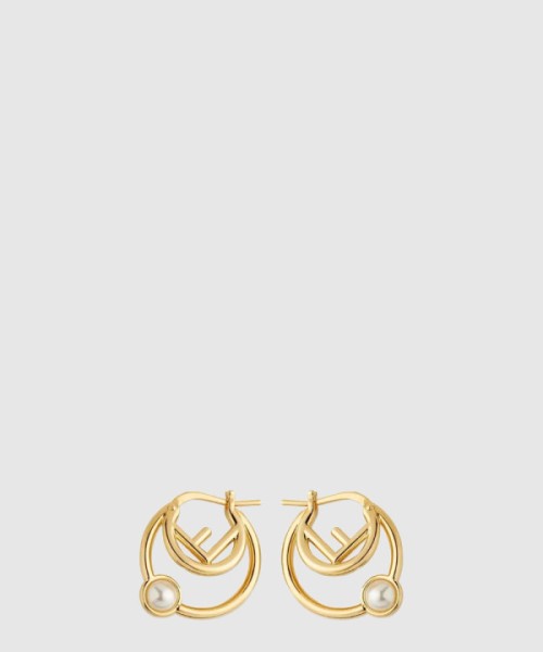 펜디 알파벳 F 이어링 8AK237